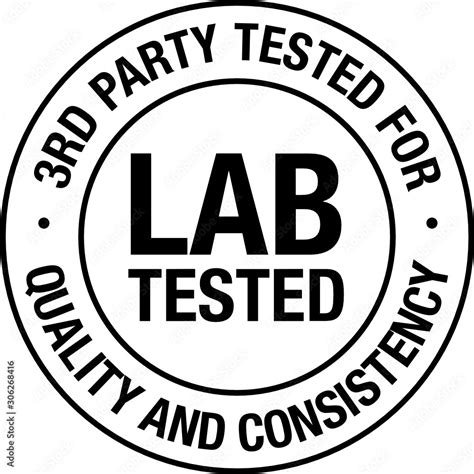 3rd party lab tested seal transparent background|3rd Lab Tested royalty.